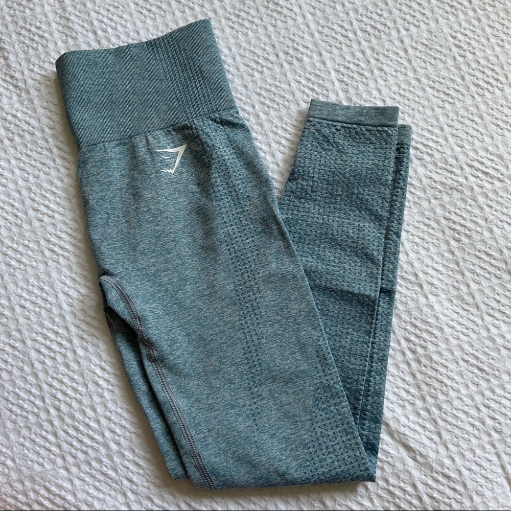 Gymshark High Rise Seamless Leggings Blue